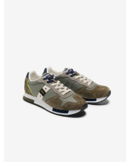 SNEAKERS BLAUER UOMO RUNNING S5QUEENS01/NUB/QUEENS01-MILITARY/GREY