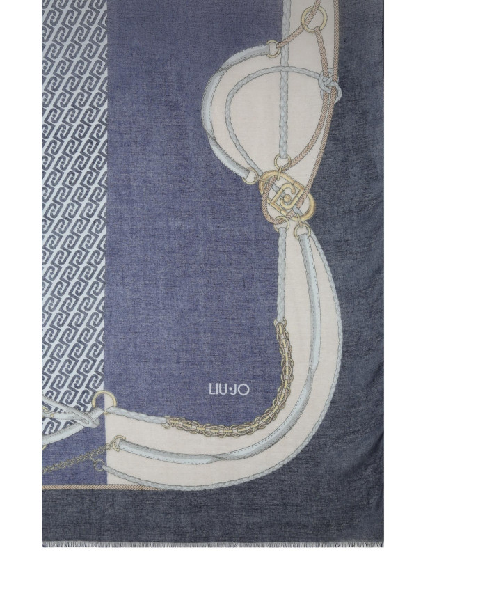 SCIARPA LIU JO SCARF/SHAWL BLUE SKY 70X180CM 2A6052 T2745 94111