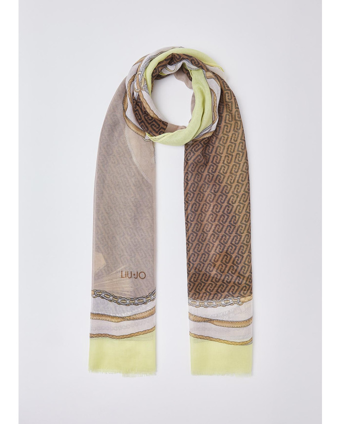 SCIARPA LIU JO STOLA AVOCADO SCARF/SHAWL 70x180CM 2A6052 T2745 40636 