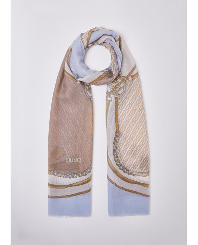 SCIARPA LIU JO LIGHT DENIM SCARF/SHAWL 70X180CM 2A6039 T2745 74015