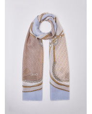 SCIARPA LIU JO LIGHT DENIM SCARF/SHAWL 70X180CM 2A6039 T2745 74015