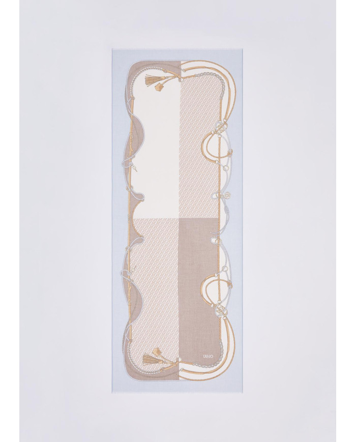 SCIARPA LIU JO LIGHT DENIM SCARF/SHAWL 70X180CM 2A6039 T2745 74015