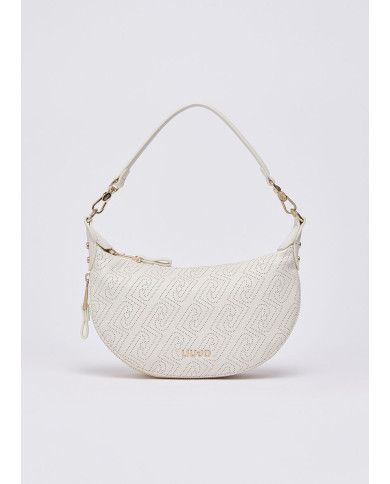 BORSA LIU JO CROSS OVER HOBO PICCOLA CREAM 27X7X15CM  AA6043 ES026 X0459
