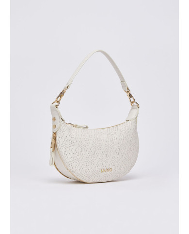 BORSA LIU JO CROSS OVER HOBO PICCOLA CREAM 27X7X15CM  AA6043 ES026 X0459