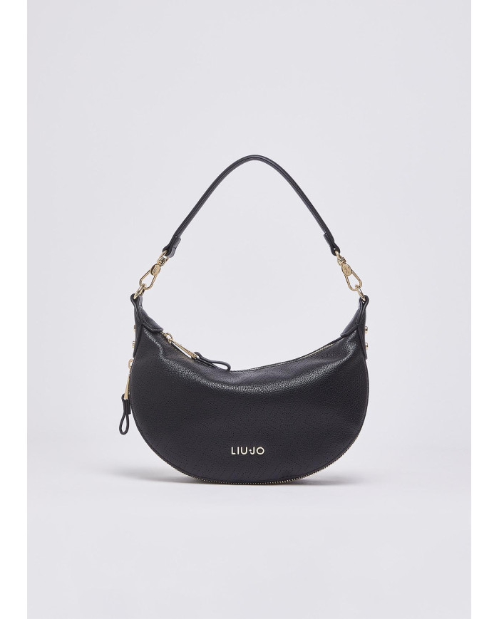 BORSA LIU JO  DONNA HOBO PICCOLA CROSS OVER BLACK 26X7X19CM AA6043 ES026 22222 