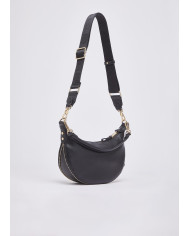 BORSA LIU JO  DONNA HOBO PICCOLA CROSS OVER BLACK 26X7X19CM AA6043 ES026 22222 