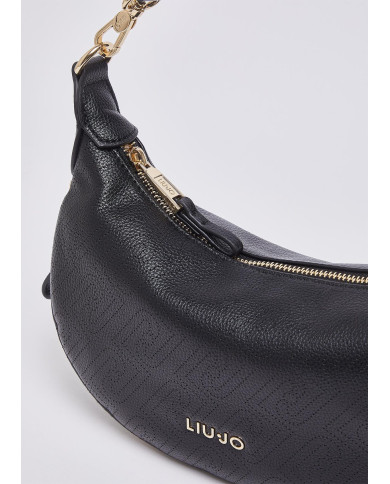 BORSA LIU JO  DONNA HOBO PICCOLA CROSS OVER BLACK 26X7X19CM AA6043 ES026 22222 