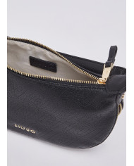 BORSA LIU JO  DONNA HOBO PICCOLA CROSS OVER BLACK 26X7X19CM AA6043 ES026 22222 