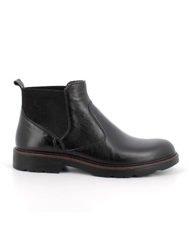 STIVALETTO IGI&CO UOMO IN PELLE NERO CHELSEA 6610100