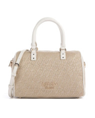 BORSA LIU JO DONNA LEATHER BAG NATURALE  25X15X17CM AA6052 T378A 00005