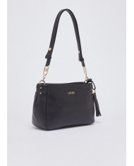BORSA LIU JO DONNA MEDIA CON CHAM CROSS OVER BLACK 27X10X19CM AA6187 E1012 22222 