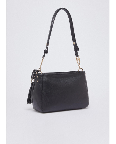 BORSA LIU JO DONNA MEDIA CON CHAM CROSS OVER BLACK 27X10X19CM AA6187 E1012 22222 