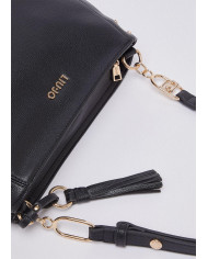 BORSA LIU JO DONNA MEDIA CON CHAM CROSS OVER BLACK 27X10X19CM AA6187 E1012 22222 