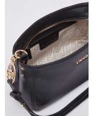 BORSA LIU JO DONNA MEDIA CON CHAM CROSS OVER BLACK 27X10X19CM AA6187 E1012 22222 