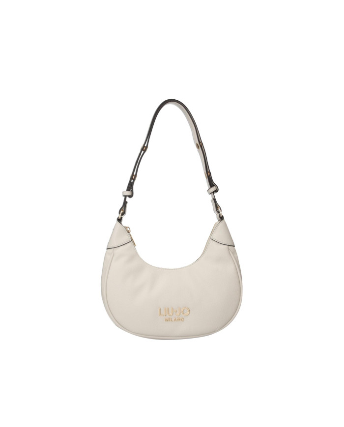 BORSA LIU JO DONNA LEATHER BAG CREAM 23X21X8CM AA6072 E1012 X0459