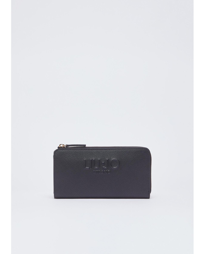 PORTAFOGLIO LIU JO DONNA WALLET BLACK 19X11X1CM AA6285 ES029 22222