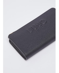 PORTAFOGLIO LIU JO DONNA WALLET BLACK 19X11X1CM AA6285 ES029 22222