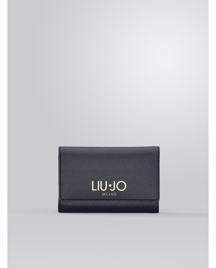 PORTAFOGLIO LIU JO DONNA DRESS BLUE WALLET 14X10X4CM AA6172 E1012 94024