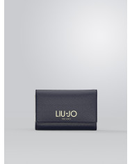 PORTAFOGLIO LIU JO DONNA DRESS BLUE WALLET 14X10X4CM AA6172 E1012 94024