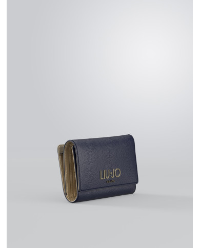 PORTAFOGLIO LIU JO DONNA DRESS BLUE WALLET 14X10X4CM AA6172 E1012 94024
