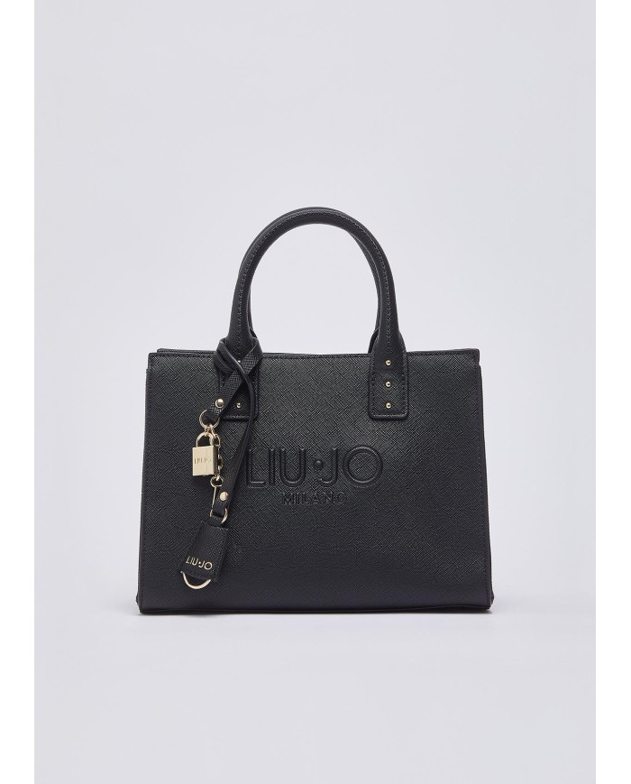 BORSA LIU JO DONNA SHOPPING BLACK 23X18X11CM AA6150 ES029 22222