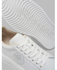 SNEAKERS BLAUER UOMO BUCK01 MAN LEATHER SNEAKER F4BUCK01/LEA/WHI/NVY