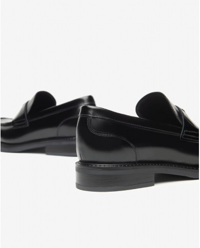 MOCASSINO NEROGIARDINI DONNA ASCOT NERO TR ESTELLA COLLEGE I513960D/100