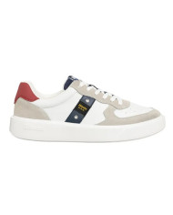 SNEAKERS BLAUER UOMO BUCK02 MAN LEATHER/SUEDE  F4BUCK02/LES/WHI/RED
