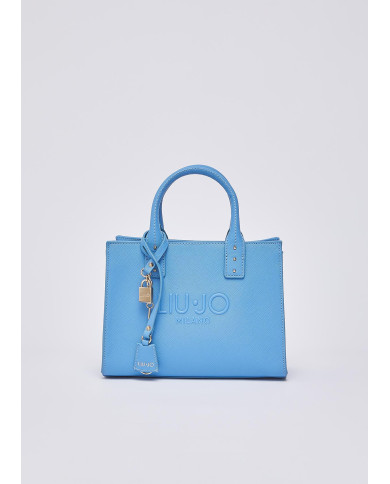 BORSA LIU JO DONNA SHOPPING AZURE BLUE 23X18X11CM AA6150 ES029 74139 