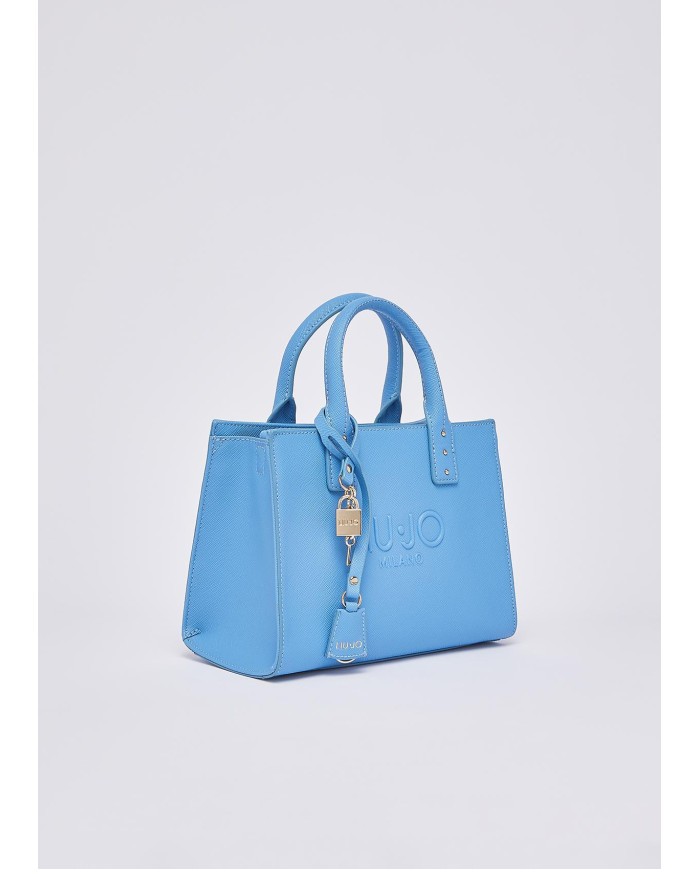 BORSA LIU JO DONNA SHOPPING AZURE BLUE 23X18X11CM AA6150 ES029 74139 