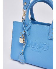 BORSA LIU JO DONNA SHOPPING AZURE BLUE 23X18X11CM AA6150 ES029 74139 