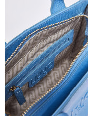 BORSA LIU JO DONNA SHOPPING AZURE BLUE 23X18X11CM AA6150 ES029 74139 