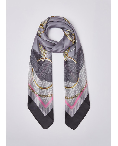 FOULARD LIU JO 120X120CM BLACK 2A6055 T2745 22222
