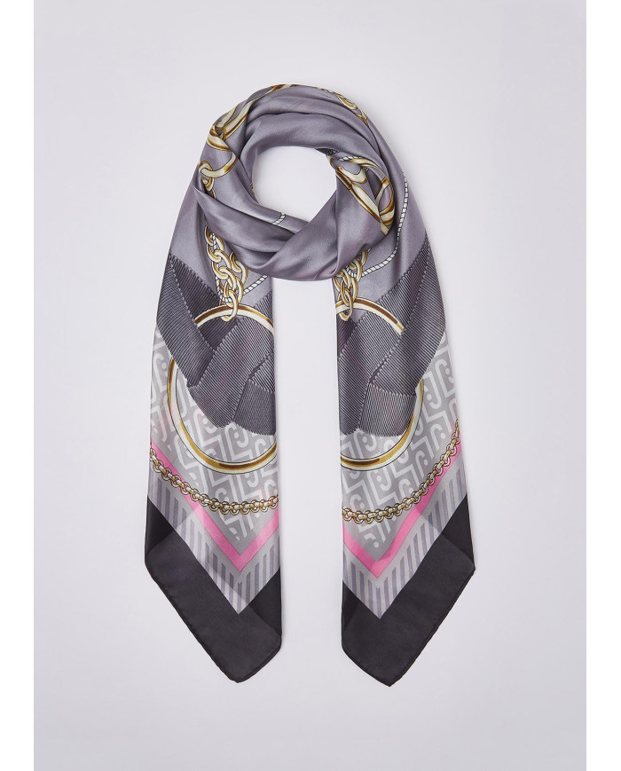 FOULARD LIU JO 120X120CM BLACK 2A6055 T2745 22222