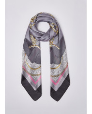 FOULARD LIU JO 120X120CM BLACK 2A6055 T2745 22222