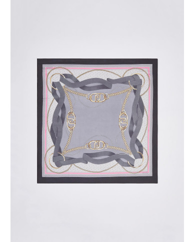 FOULARD LIU JO 120X120CM BLACK 2A6055 T2745 22222