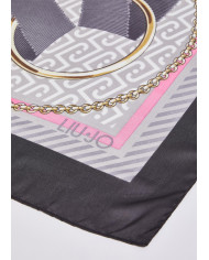 FOULARD LIU JO 120X120CM BLACK 2A6055 T2745 22222