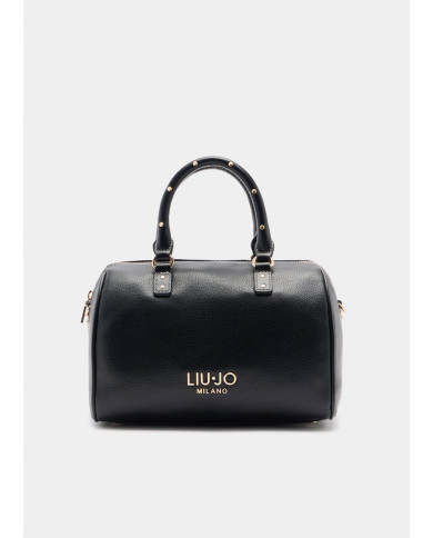 BORSA LIU JO DONNA SACHEL PICCOLA LEATHER BAG BLACK 25X15X17CM AA6052 E1012 22222 