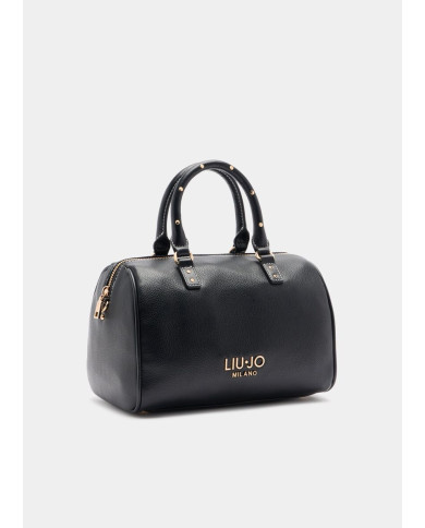 BORSA LIU JO DONNA SACHEL PICCOLA LEATHER BAG BLACK 25X15X17CM AA6052 E1012 22222 