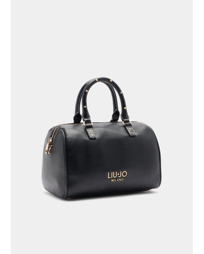 BORSA LIU JO DONNA SACHEL PICCOLA LEATHER BAG BLACK 25X15X17CM AA6052 E1012 22222 