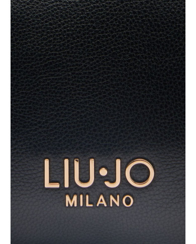 BORSA LIU JO DONNA SACHEL PICCOLA LEATHER BAG BLACK 25X15X17CM AA6052 E1012 22222 