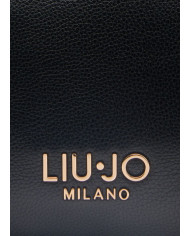 BORSA LIU JO DONNA SACHEL PICCOLA LEATHER BAG BLACK 25X15X17CM AA6052 E1012 22222 