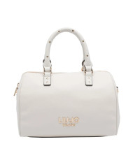 BORSA LIU JO DONNA SACHEL PICCOLA LEATHER BAG CREAM 25X15X17CM AA6052 E1012 X0459