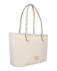 BORSA LIU J OA SPALLA LEATHER BAG CREAM 39X13X23CM AA6071 E1012 X0459