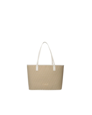 BORSA LIU JO DONNA JACQUARD MEDIA LEATHER BAG 39X13X23CM AA6071 T378A 00005