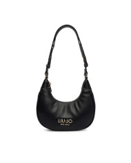 BORSA LIU JO DONNA LEATHER BAG BLACK 23X21X8CM 