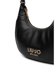 BORSA LIU JO DONNA LEATHER BAG BLACK 23X21X8CM 