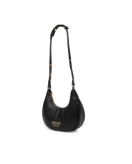 BORSA LIU JO DONNA LEATHER BAG BLACK 23X21X8CM 