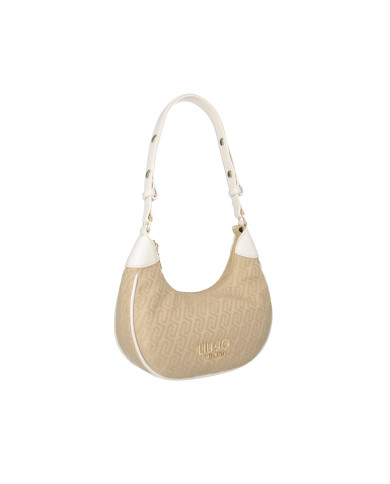 BORSA LIU JO DONNA LEATHER BAG NATURALE 24X6X21CM 