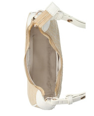 BORSA LIU JO DONNA LEATHER BAG NATURALE 24X6X21CM 